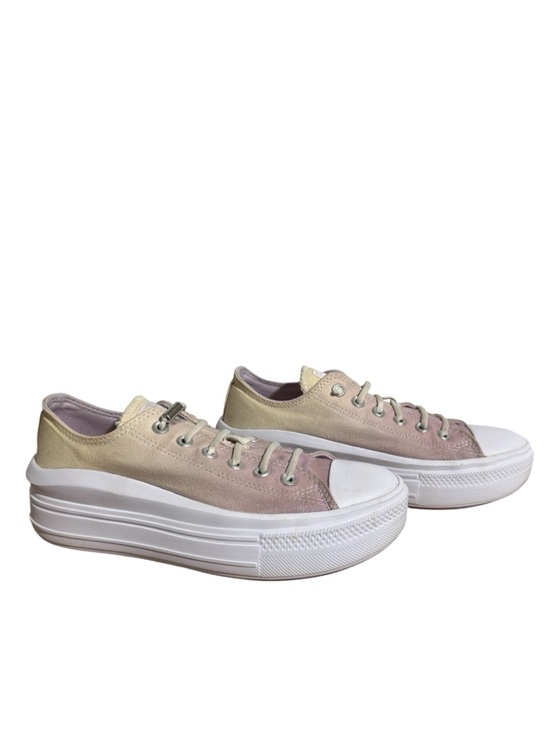 Converse Shoes - Converse Pastel Platform Ombré pale pink- pale yellow tan  women’s size 9